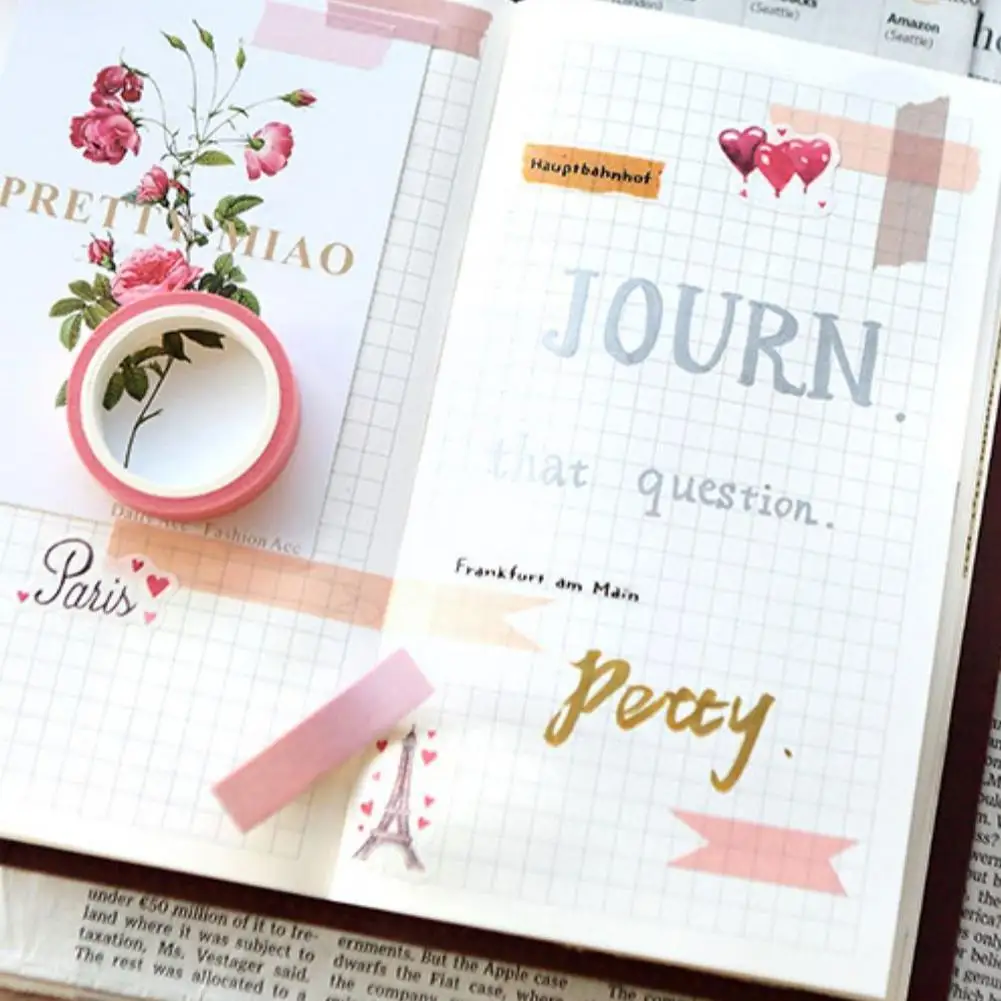 

New Moon Star Washi Tape Set Decoration Sticker Scrapbooking School Diary Tape Supplies Adhesive Stationery Masking S3P4