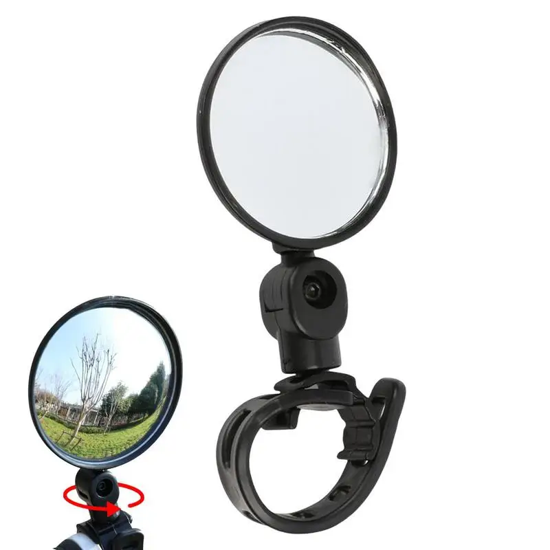 

Bike Mirrors For Handlebars HD Blast-Resistant Rotatable Bicycle Mirror Universal Rearview Mirror For Electric Bicycle City