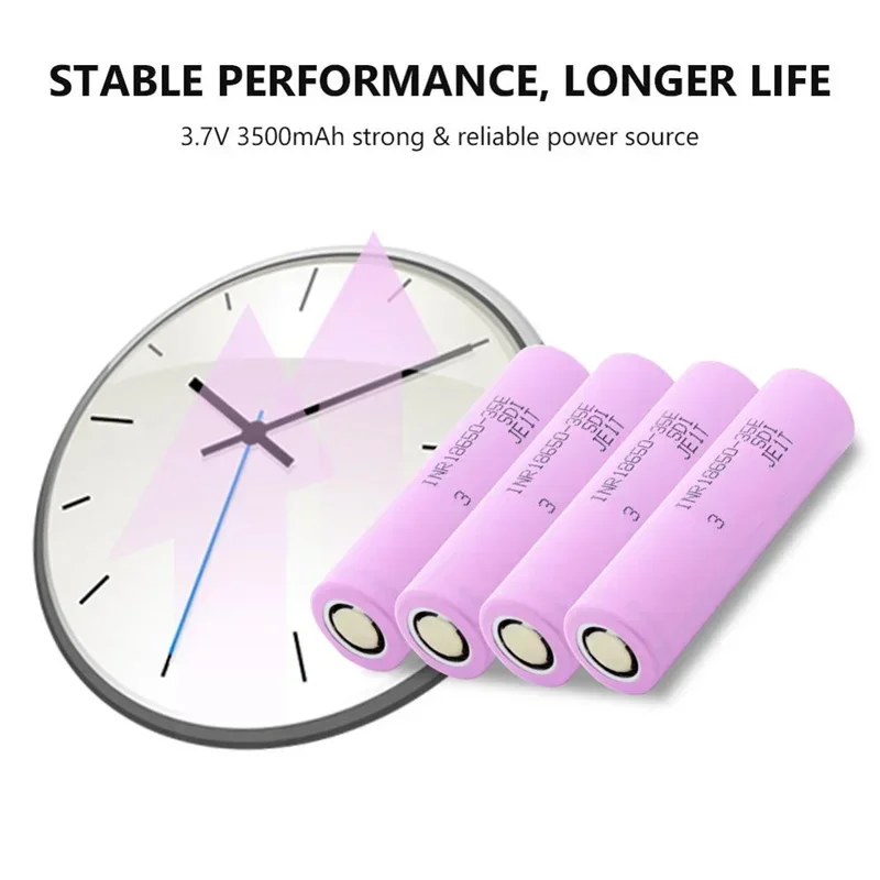 

1-20PCS Original INR18650 35E 3500mAh 25A Discharge 18650 Battery Lithium Ion 3.7v Rechargeable Battery