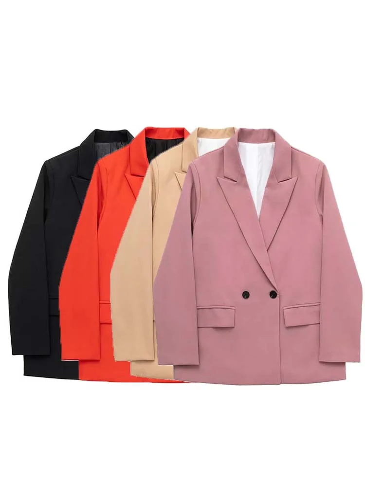 

TARF Elegant Women Suit Coats Women 2022 Spring Autumn Office Lady Blazer Tops Business Jacket Coat Midi Female Fashion Outwear