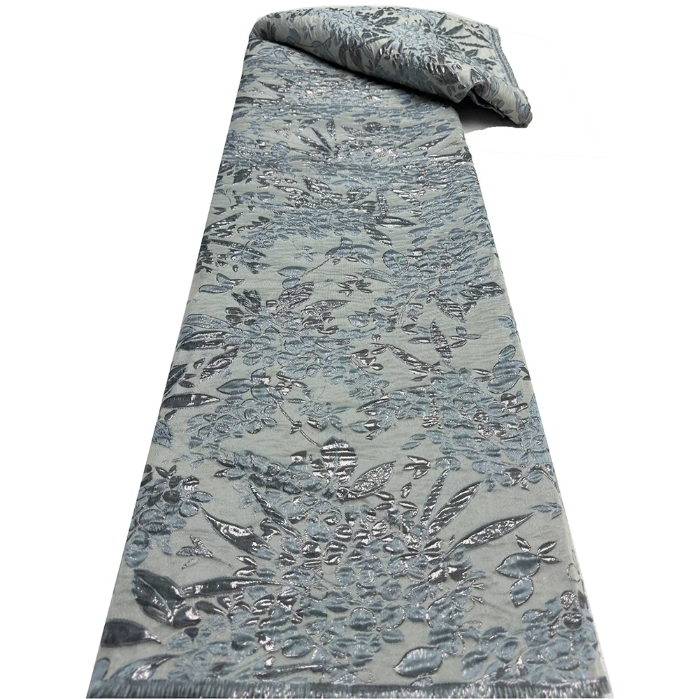 Высококачественная Африканская Нигерийская Жаккардовая Кружевная Ткань