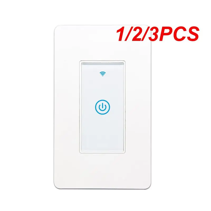 

1/2/3PCS Wifi Switches 1 Gangs No Hub Required Smart Life App Timing Remote Control Smart Home Wireless Wall Touch Sensor Switch