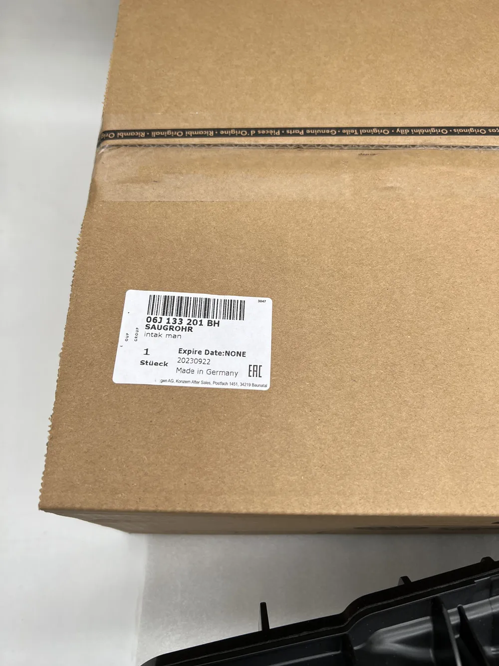 Оригинальный НОВЫЙ OEM 06J-133-201-BH / 06J 133201 BH для Audi Q3 Quattro VW CC Eos Tiguan впускной коллектор