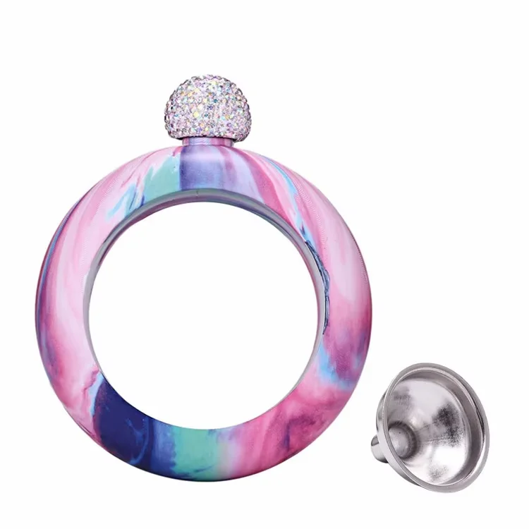 

Портативная Фляжка Для Виски 3,5 Унции Из Нержавеющей Стали 304 С Носиком Для Наливания YY092, Фляжка Для Спиртных Напитков