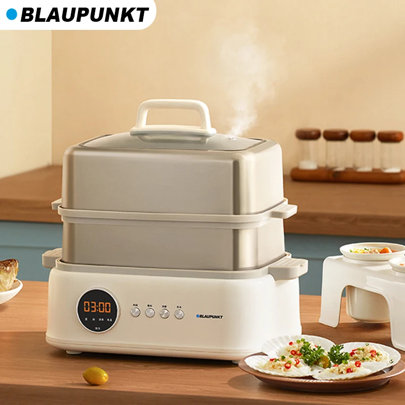 

Многофункциональный Электрический Пароварка BLAUPUNKT, 10 л, двухслойная, 60 сек, быстрая Пароварка, пароварка, рисовая рыба, грубая, нержавеющая сталь