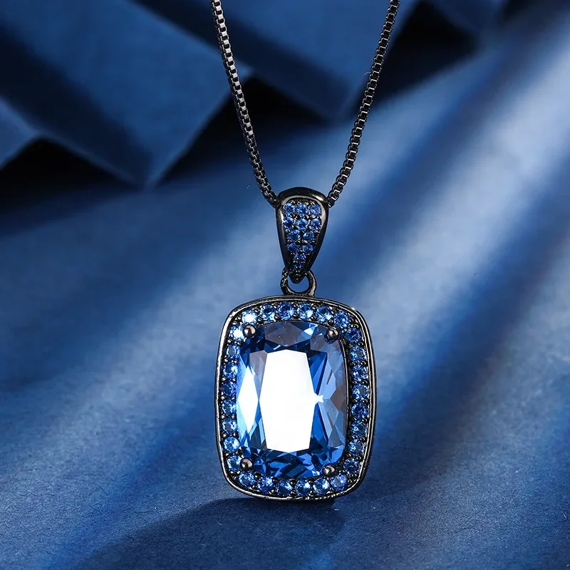 S925 Посеребренный Позолоченный 18 К PT950 Платиновый Красный Корунд Синий Спинель