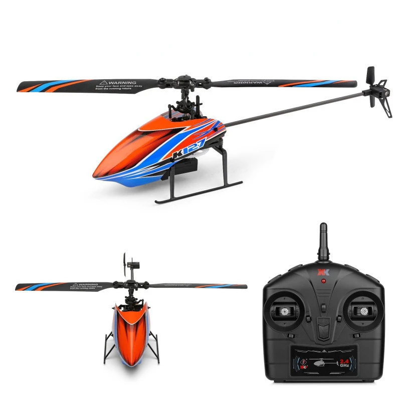 

K127 RC Drone Helicopter 4CH RC Aircraft 6-Axis Gyro Altitude Hold One Key Take Off Landing Easy To Fly for Beginner Rc Airplane