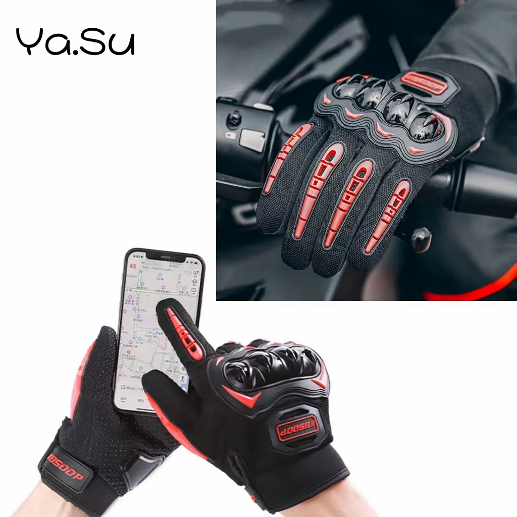 

Full Finger Gloves Touchscreen Waterproof Non-Slip Motorcycle Outdoor Sports Protection Racing Riding Motorcycle Accessories