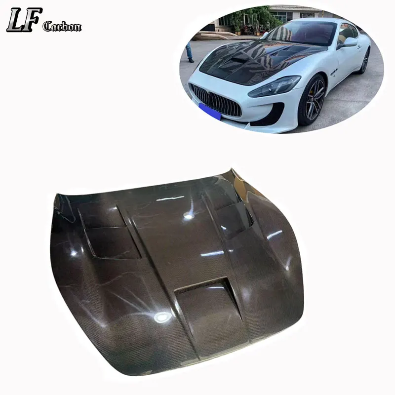 Фото Капот из углеродного волокна для Maserati GT GTS Gran Turismo Stradale 2007-2020, стиль DMC, передний и задний бампер, высокое качество, новое производство MG. №1