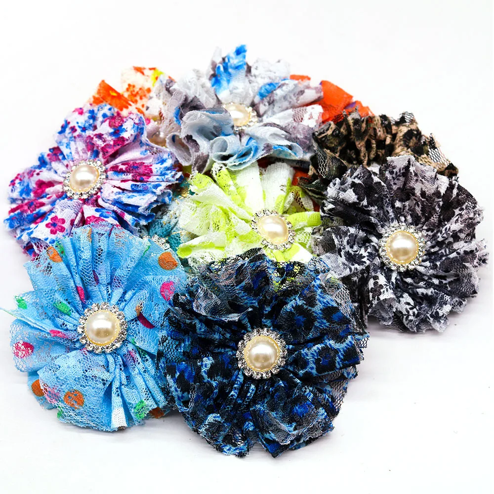 

Новый ошейник для собак с бантом, жемчужный ошейник для щенков, подвижный ошейник для собак, аксессуары для маленьких собак