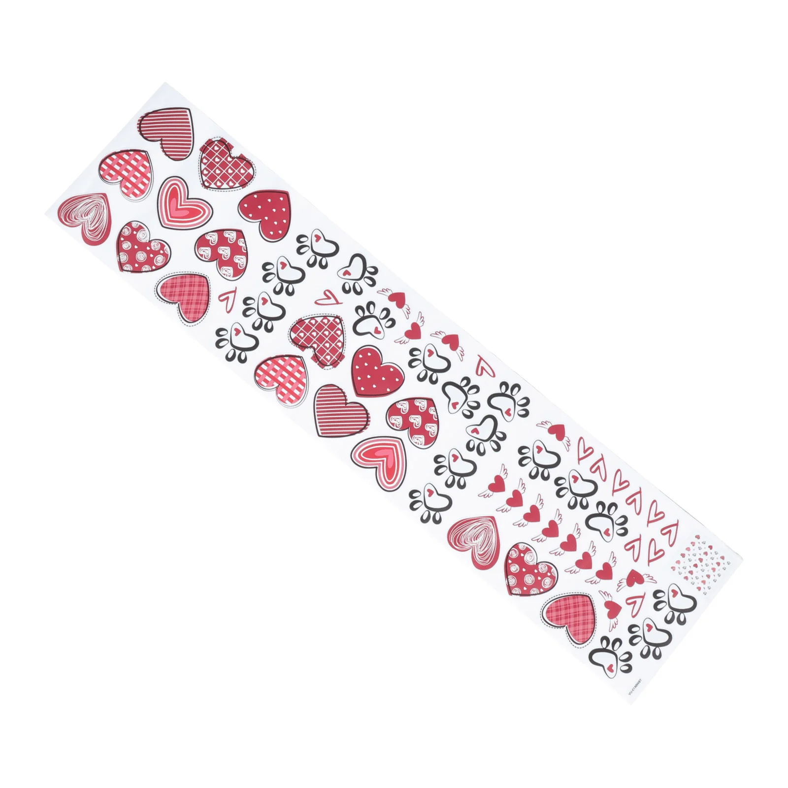 

1Set Heart Pattern Stickers Valentine's Day Stickers Window Stickers Decorative Stickers for Decor Party Home