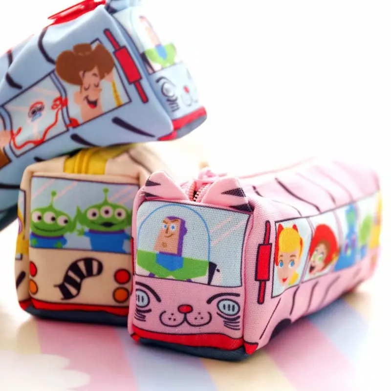 

2022 Disney Toy Story Pencill Case School Cartoon Black Pen Bag School Supplies Stationery Schoolbag Birthday Party Gifts for