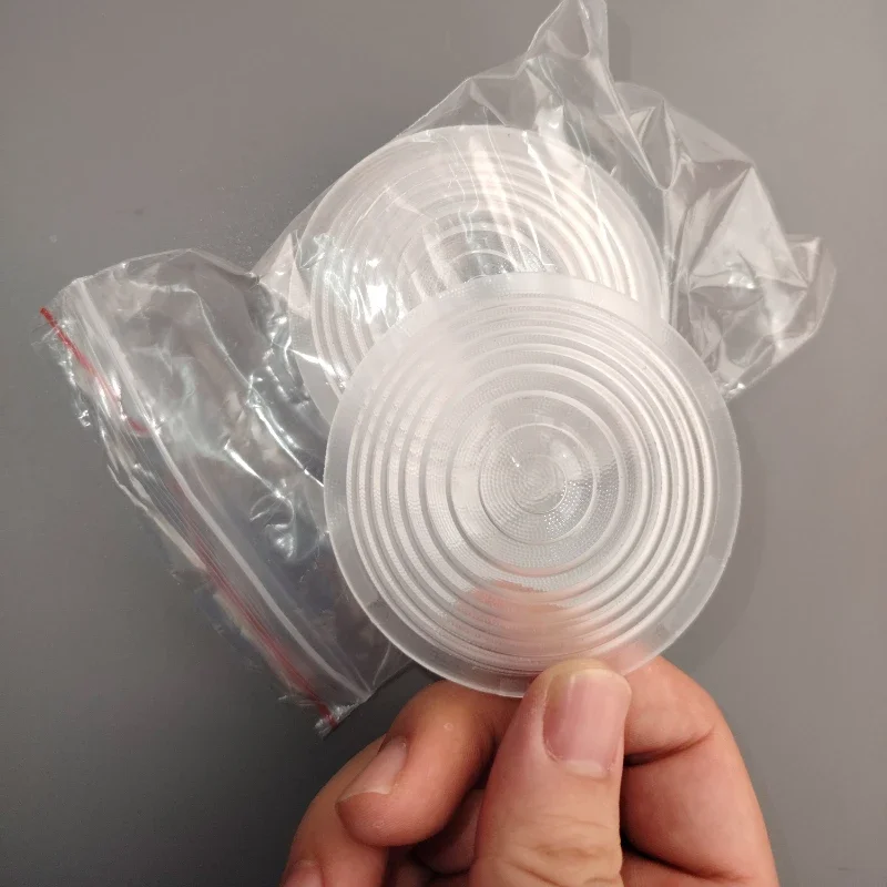 

1 шт., диаметр 43 мм, 50 мм, 55 мм, 60 мм, 69 мм, 75 мм, Pmma, ультратонкий фокус, антибликовый светодиодный источник света, линза из бисера, прожектор