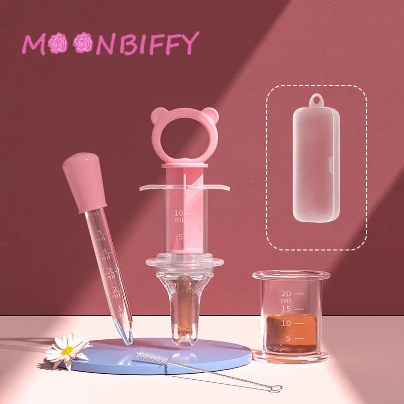 

Мультяшная детская кормушка для лекарств кормушка для младенцев Пипетка для сока детская игла кормушка диспенсер Соска с коробкой детские товары