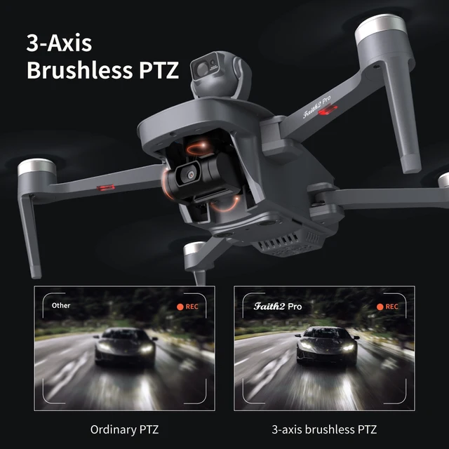 C-FLY Faith2 Pro Drone 4K Profesional 3-Axis Gimbal 5G Wifi GPS Drone With Camera 540° Obstacle Avoidance Foldable RC Quadcopter 4
