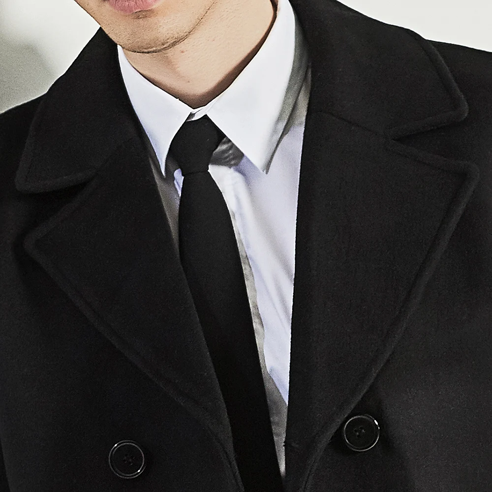 Youjieshi оригинальные товары короткое шерстяное пальто мужское модное повседневное