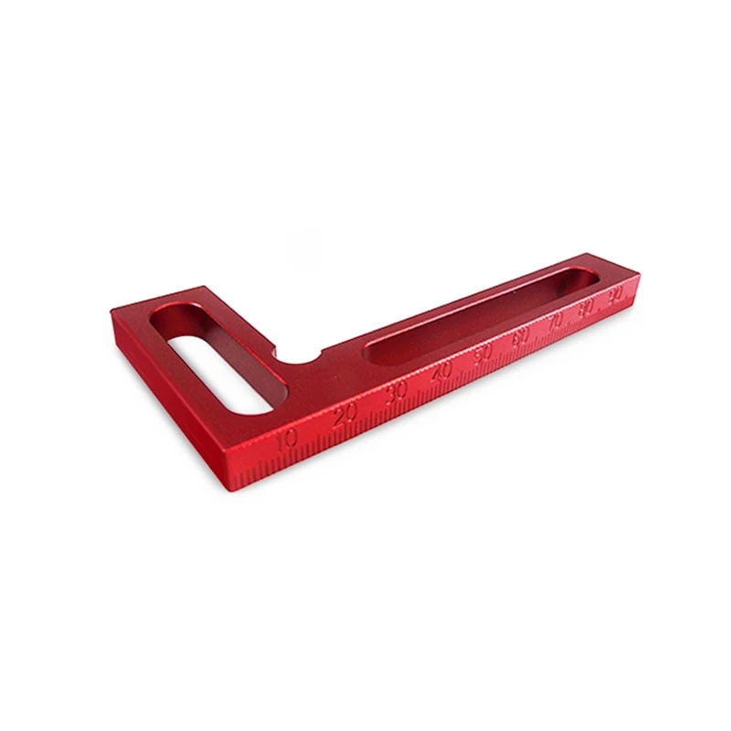 

1 Piece Woodworking Fixture 90 Degree Precise Clamping Square Right Angle Clamps Corner Positioning Ruler Aluminium Alloy