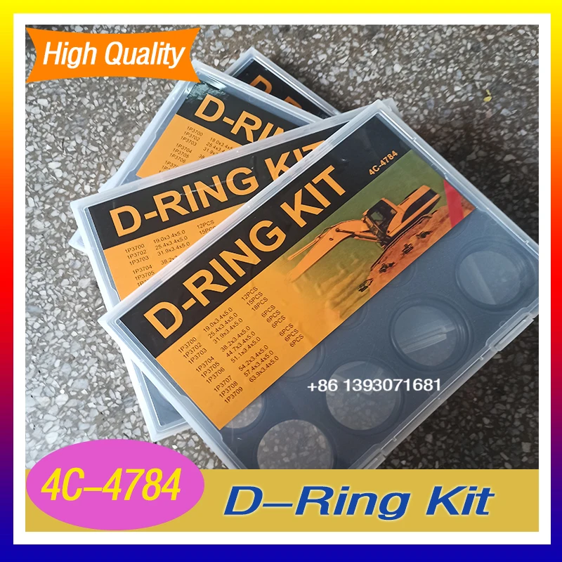 

Excavator Part 4C-4784 4C4784 D Ring Seal Kit Box For Excavator NBR Black D-Ring Kit O Ring Box
