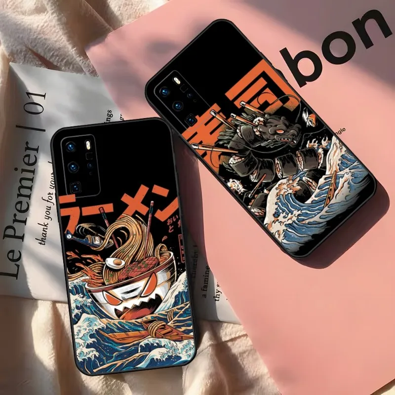 Телефонный чехол Temaki с суши-кошкой для Huawei Mate 30 20 40 8 9 10 Magic3 Pro Nova 7 I Se S 20x 5g E Plus G9