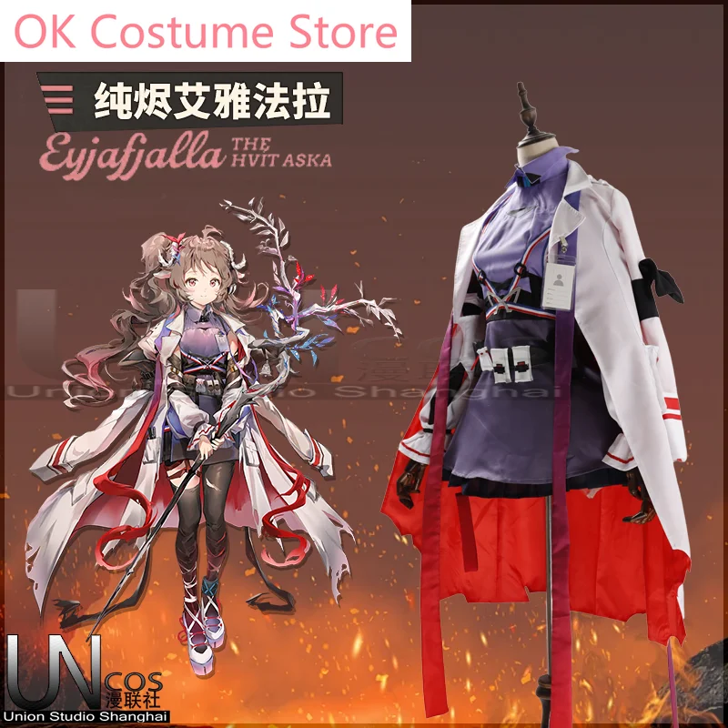 Костюм для косплея аритзари Eyjafjalla The Hvit результат косплей униформа игры на