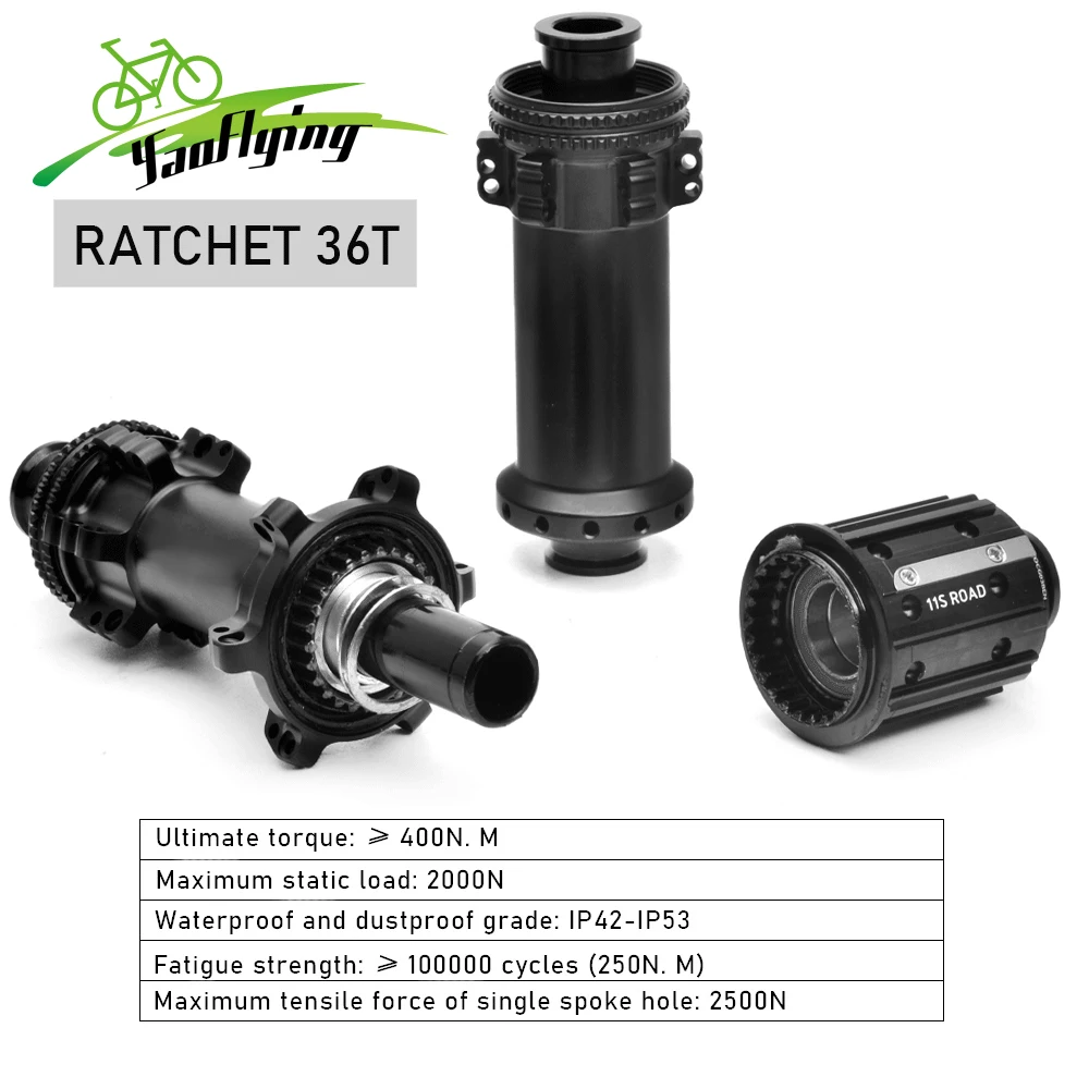Велосипедные втулки Airwolf New Arrival 240G Disc Ratchet 36T для шоссейных и гравийных велосипедов, алюминиевые, с Center Lock и XDR HG Freehub (art.: 3920da59f76ff) - 3920da59f76ff