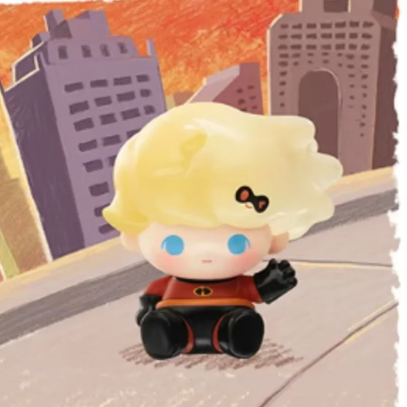 Фото POPMART POP BEAN DIMOO WORLD PIXAR Series: Мини-фигурки в слепых коробках, коллекционные игрушки, настольные украшения, аниме-фигурки, милые игрушки №4