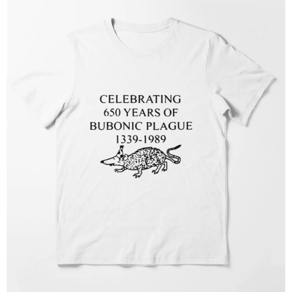 Забавная Футболка с принтом чумы 650 года