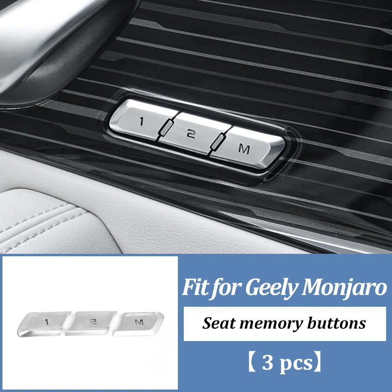 

LINNUNU джили монжаро подходит для Geely Monjaro Автомобильная Центральная кнопка управления навигацией Пуск металлические наклейки автомобильные аксессуары XingyueL 2021-2023