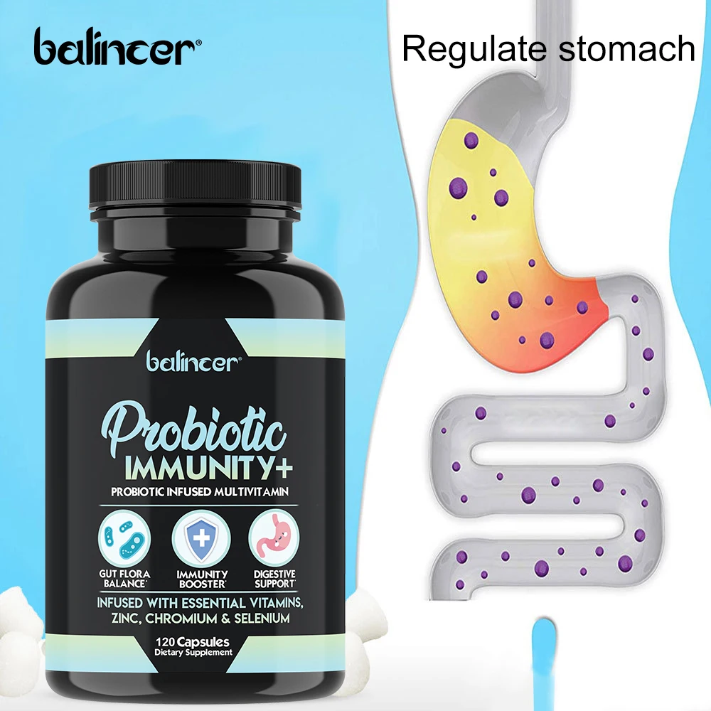 

Balincer Probiotic Vitamin Capsules-Protect Gastrointestinal Health, Balance Intestinal Flora, Promote Digestion and Immunity