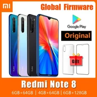 Xiaomi Cellphone Redmi Note Note8  2021  Smartphone with Phone Case Original Android Phone 4000mAh Baterry Quad Cmaera