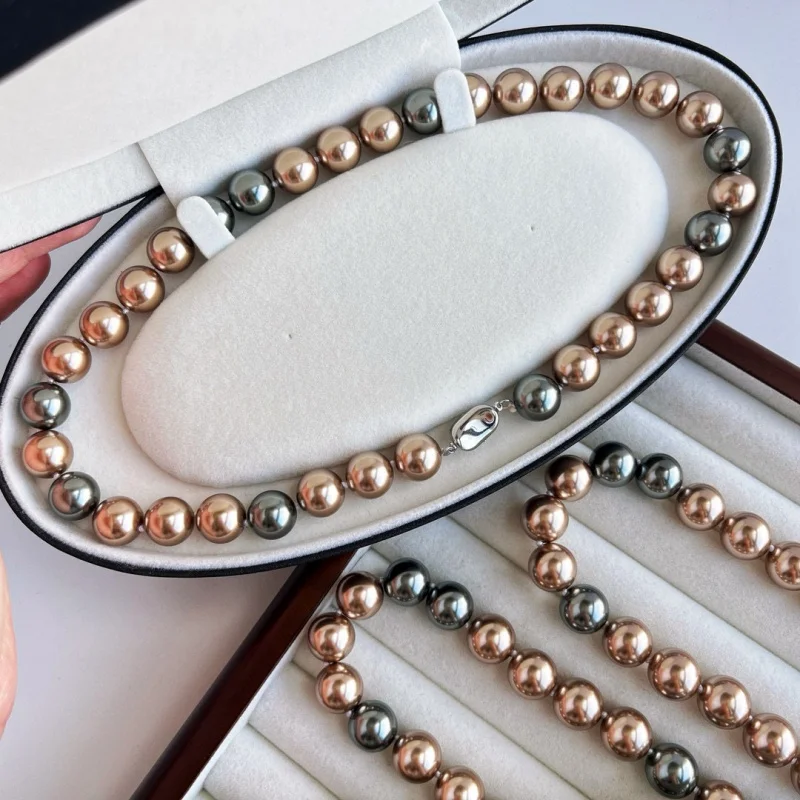 Осенне-зимнее ожерелье во французском стиле с крупными частицами нишевое