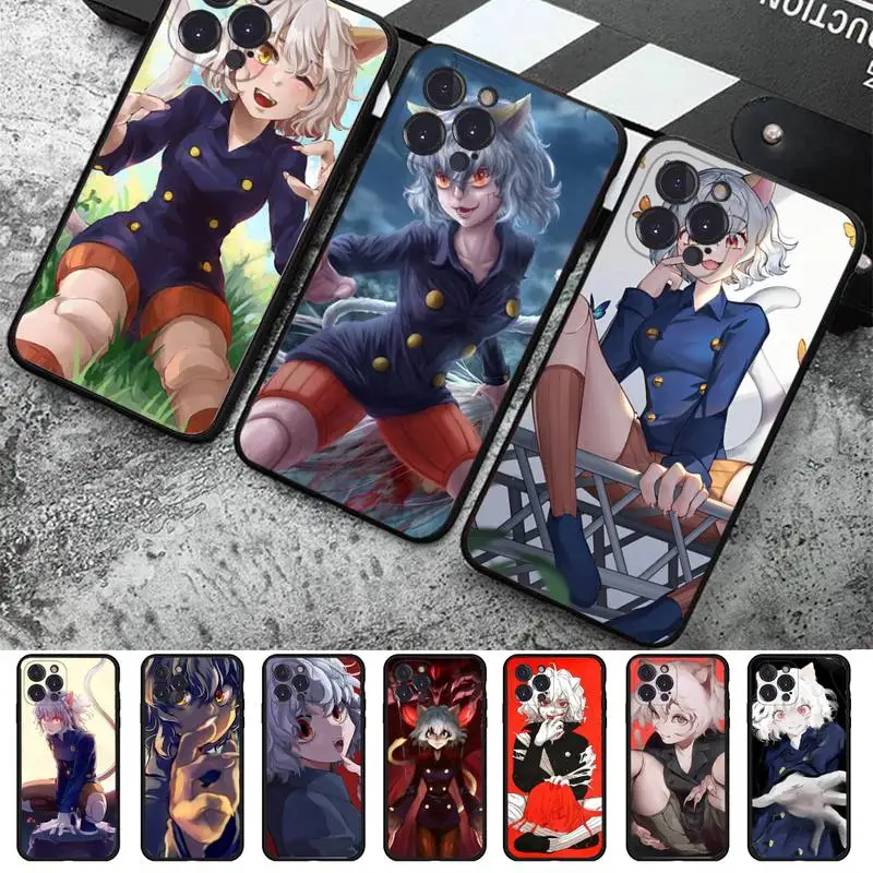 

Anime Hunter x Hunters Neferpitou cat Phone Case For iPhone 14 11 12 13 Mini Pro XS Max Cover 6 7 8 Plus X XR SE 2020 Shell