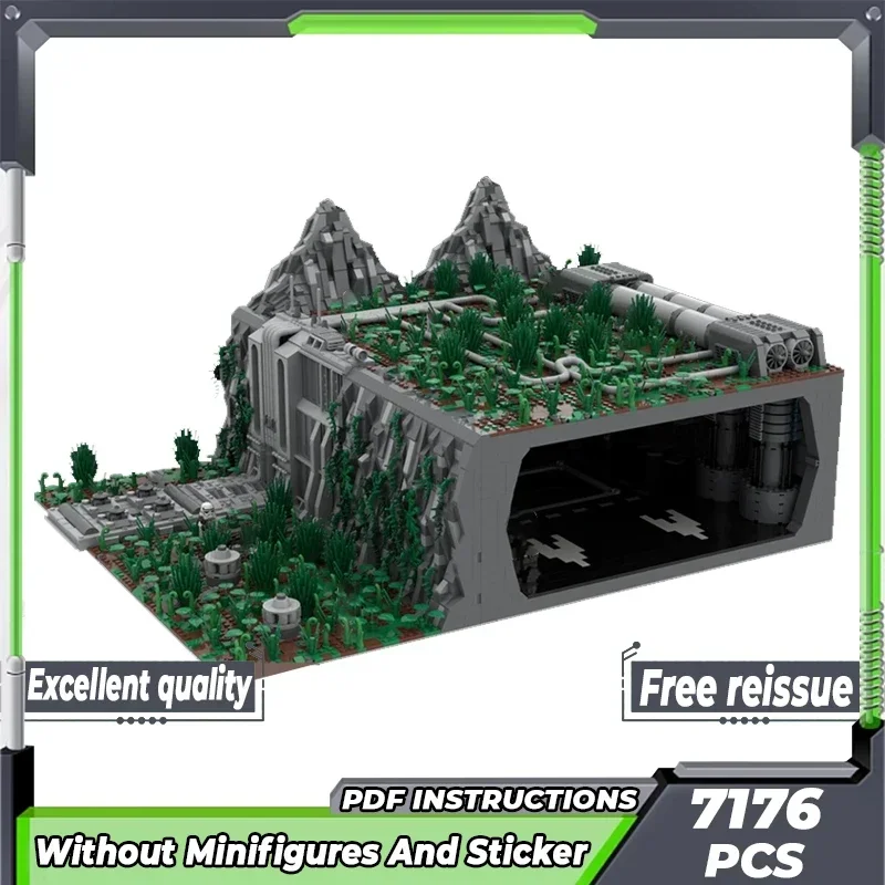 Звездная модель фильма Moc строительные кирпичи подземная императорская база