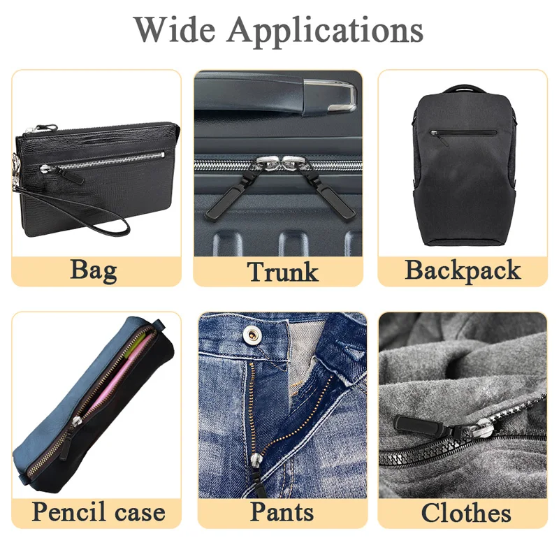 5 шт. Съемные Металлические пуловеры на молнии для слайдеров наборы ремонта