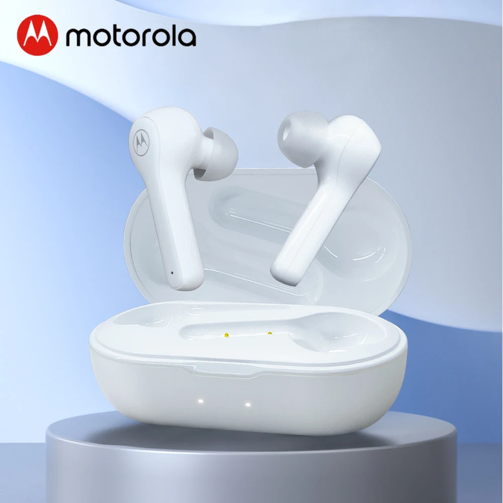 

Motorola Buds 085 Wireless Bluetooth 5.1 Earphones Waterproof Touch Control Headset with Charging Case Microphone