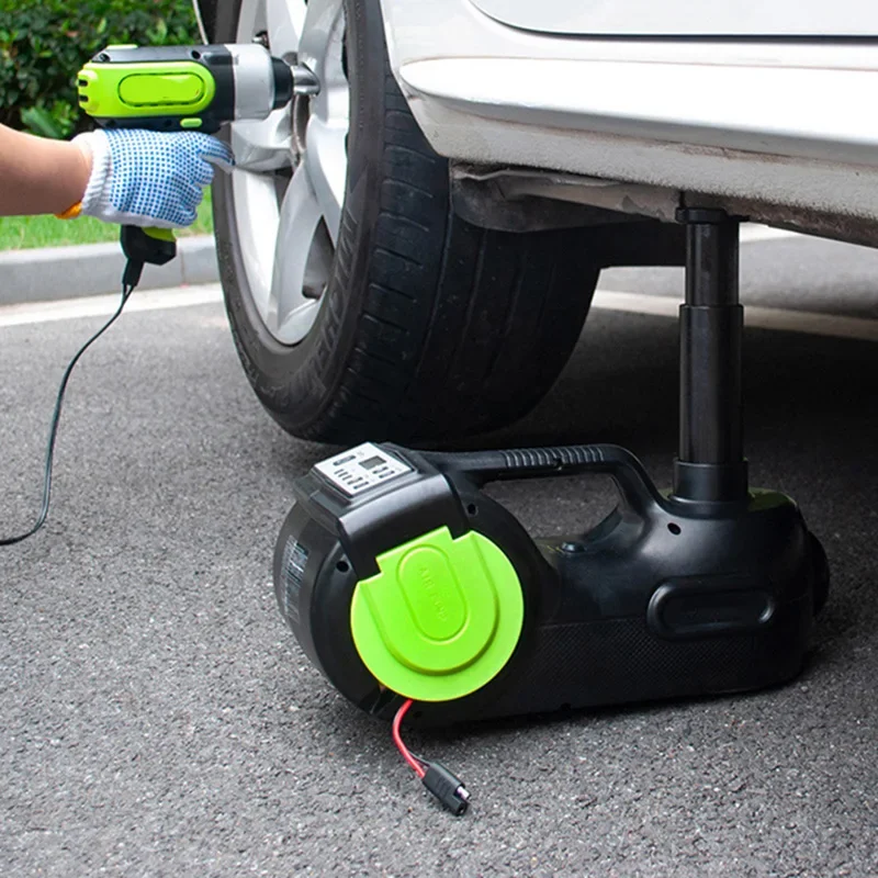 Многофункциональный автомобильный электрический домкрат 4 в 1 гидравлический 12 В