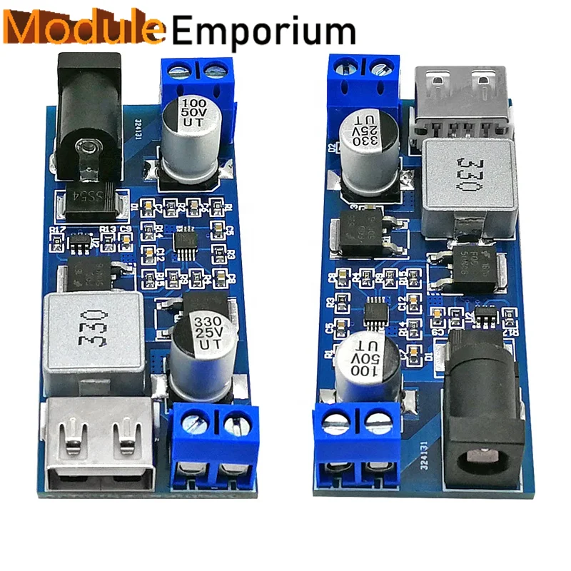 Понижающий модуль постоянного тока 5 в 6 А, от 12 В 24 В до 5 В, зарядка через USB, 5 А, высокая мощность 30 Вт