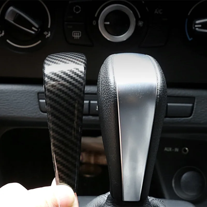 

Fit For BMW x1(2011-2013) x3 x5 1/3/5 series E90320i 120i Car Gear Shift Head Trim Cover Bezel Accessories Car Styling