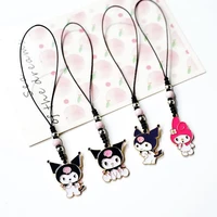 kawaii sanrio keychain mymelody kuromi cartoon cute simple fashion bag pendant anime creative accessories girl birthday gift