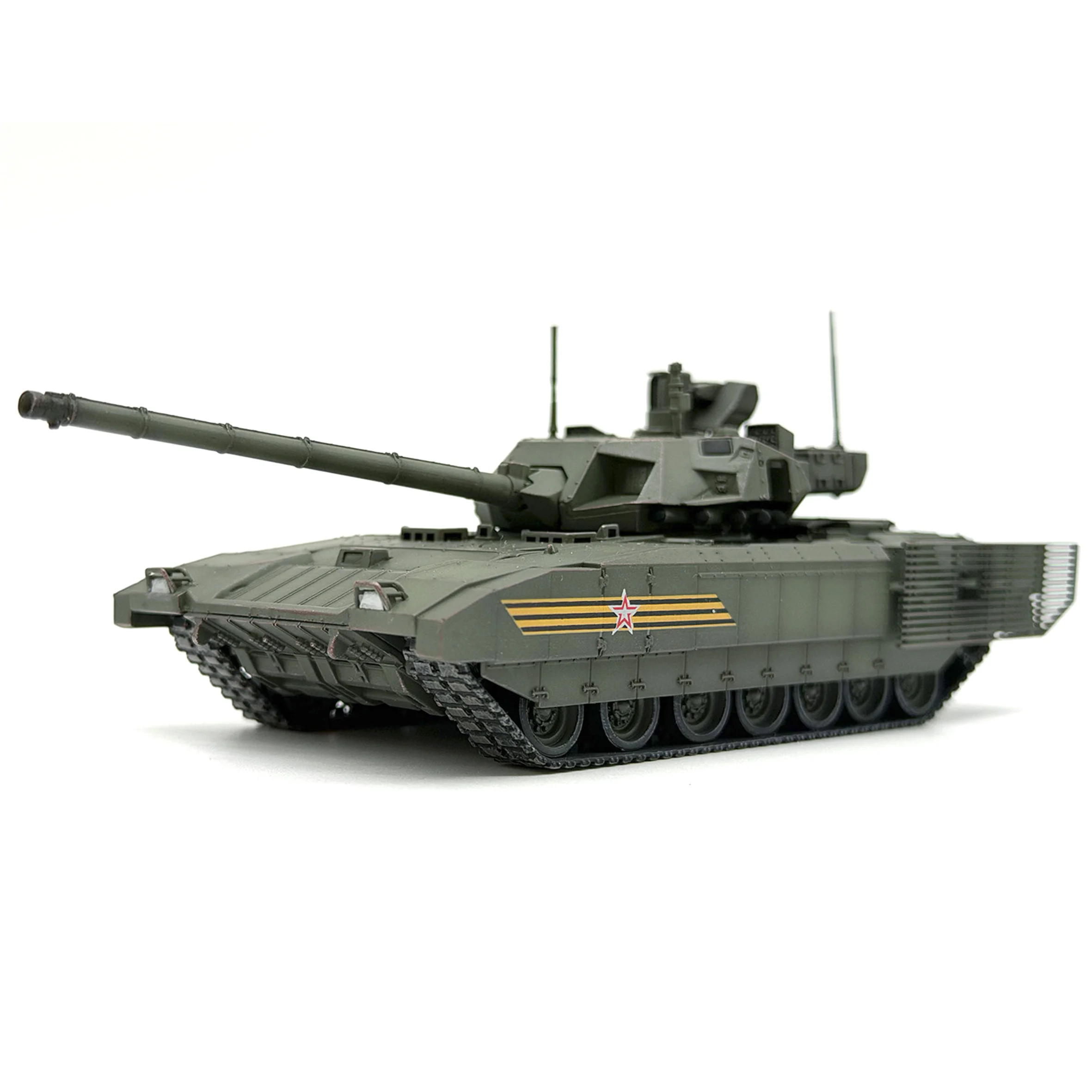 Модель основного боевого танка Т-14 Армата (российский) в масштабе 1:72 (в военно-парадном камуфляже), готовая статическая модель. (art.: 3920dc0d032a6) - 3920dc0d032a6