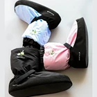 Теплые, на шнуровке, зимние ботинки для танцев на мягкой подошве; Женские тренировочные женские нескользящей подошвой для маленьких девочек Теплые на шнуровке; Балетки для девочек точка с вышивкой; Женская обувь для танцев