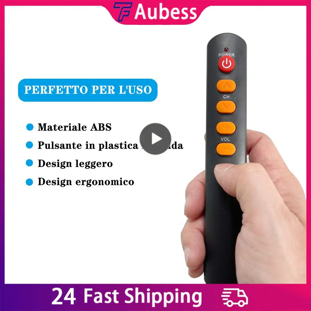 

Black Tv Remote Feel Good Pen Button Big Universal Adaptation Remote Control Tv Spare Parts External Battery Smart Remote Strip