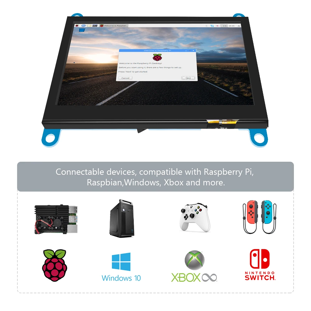 Raspberry Pi 4 сенсорный экран 3 дюйма TFT ЖК-экран дисплей совместимый с Model B 3B Plus 2B +