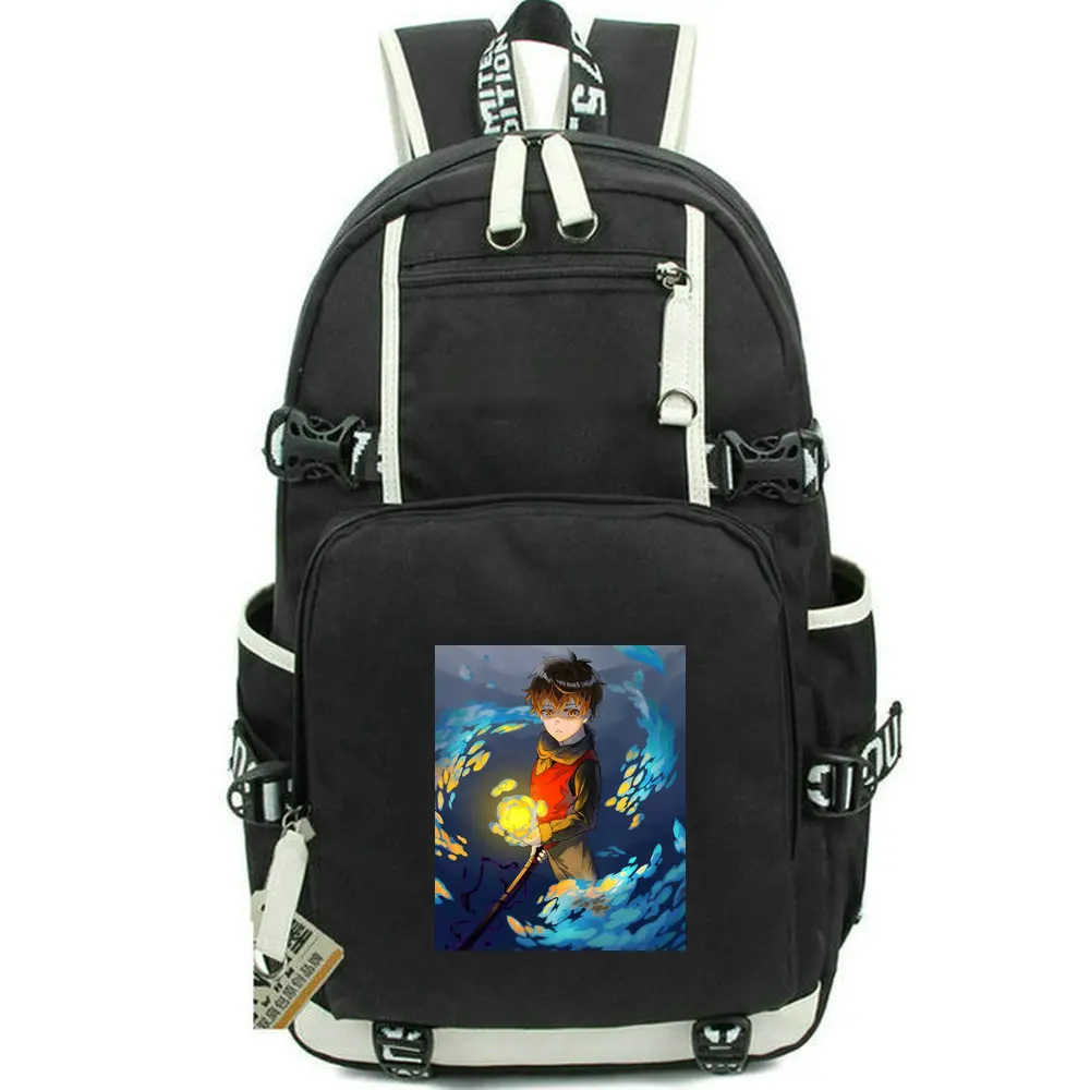 Фото Рюкзак с изображением Божьей башни двадцать пятых БАМ рюкзак Jue Viole Grace школьный