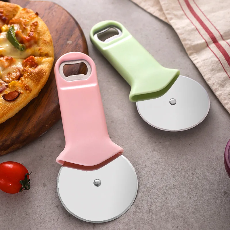 Многофункциональный нож для пиццы из нержавеющей стали резак открывалка бутылок