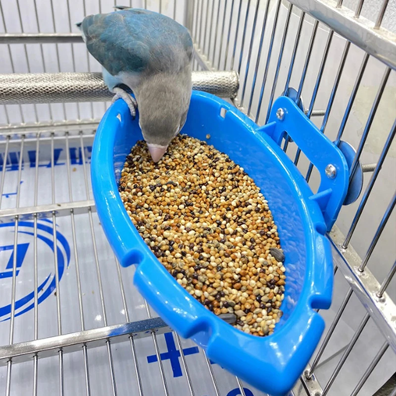 

Multifunction Creative Green Food Tray Parrot Bathtub Animal Cage Standing Wash Shower Box Bird Toys Pet Bird Cleaning Products