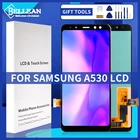 OLED 5,6 дюймов для Samsung Galaxy A530 Lcd A8 2018 дисплей сенсорный экран дигитайзер A530F A530N в сборе с рамкой