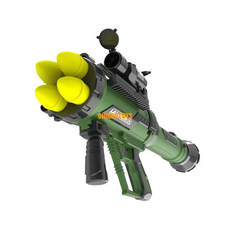 Детский подарок пистолет игрушка ракета захват четыре ракеты Электрический