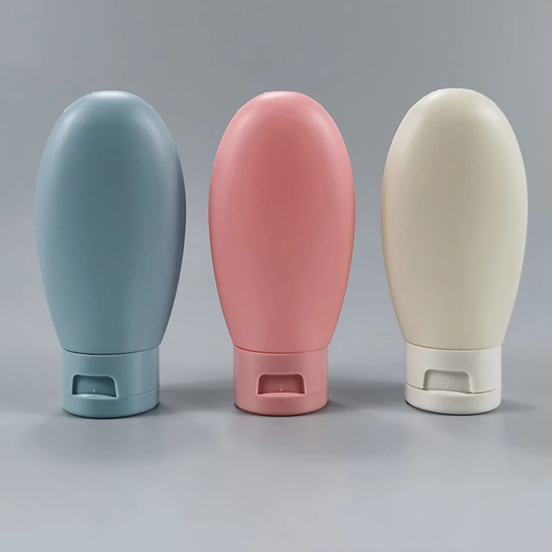 

3Pcs/set Refillable Bottle Portable Essence Shampoo Shower Gel Bottles Nordic Style Travel Kit Container Squeezable Lotion Tubes