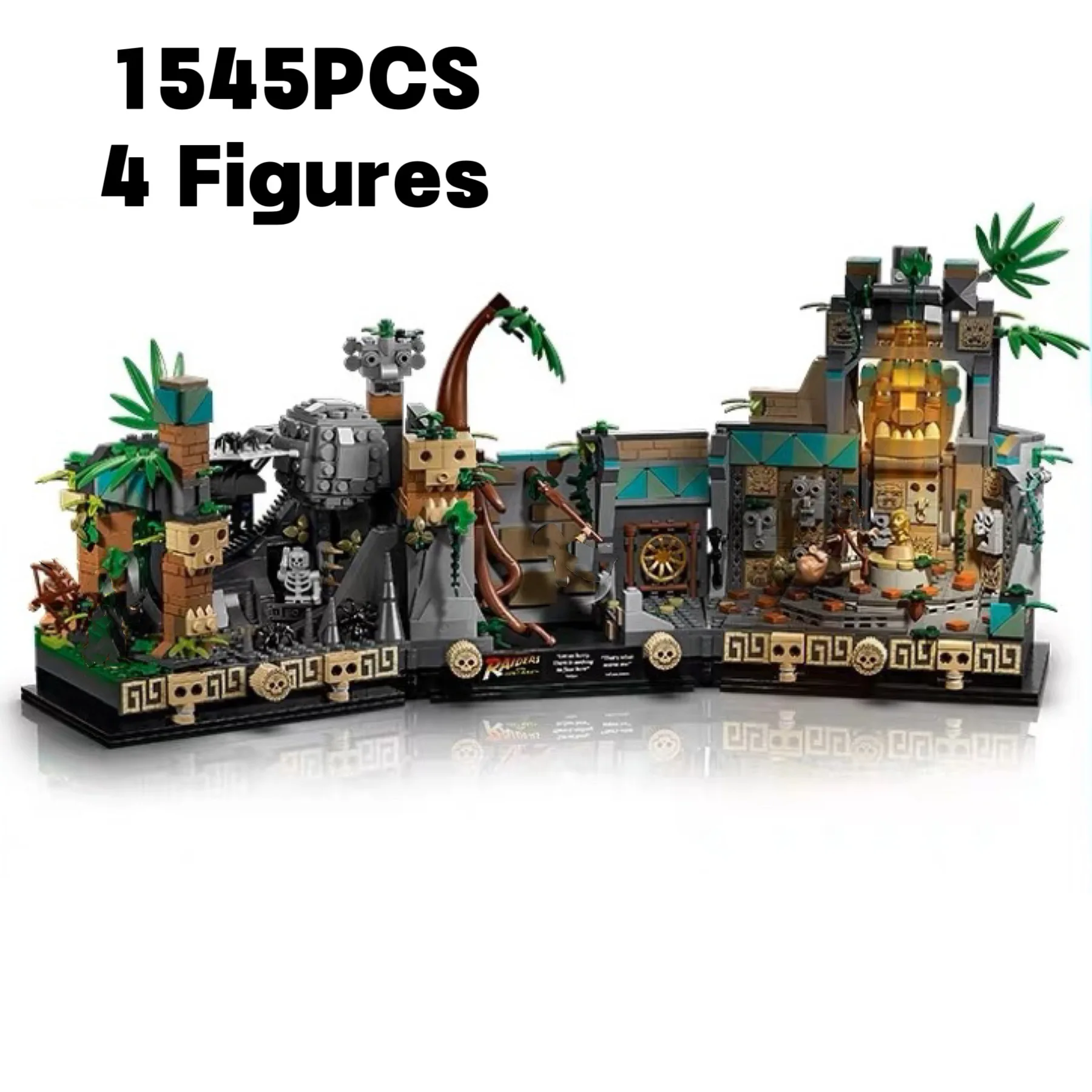 

2023 NEW 77015 Indiana Jones Temple of the Classic Building Block Kit Children Educational Toy Birthday Gifts